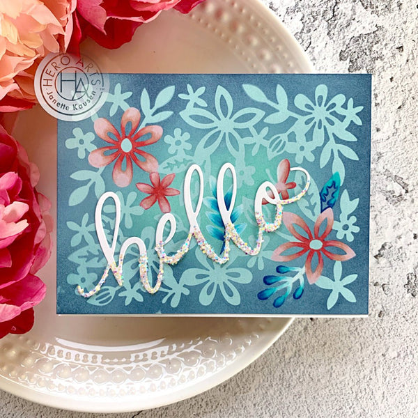 Flower Garden Cover Plate Dies
