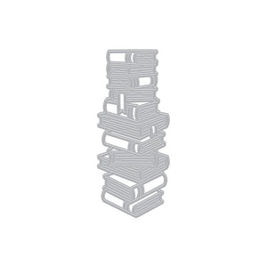 Stacked Books Fancy Dies
