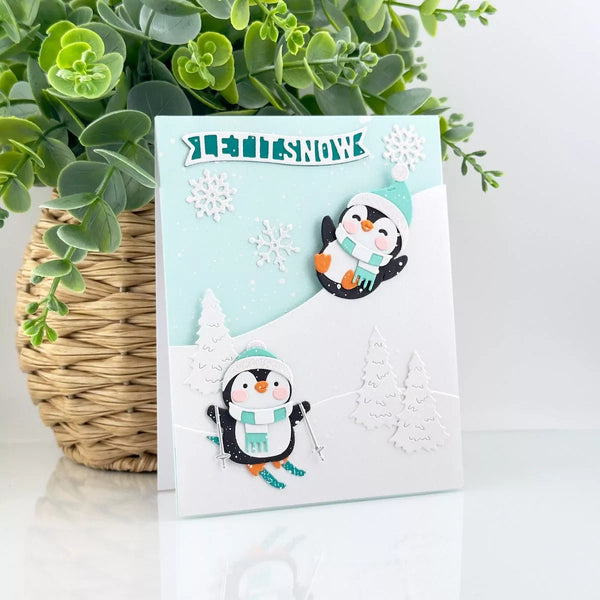 Snow Much Fun Small Die of the Month - card project 10
