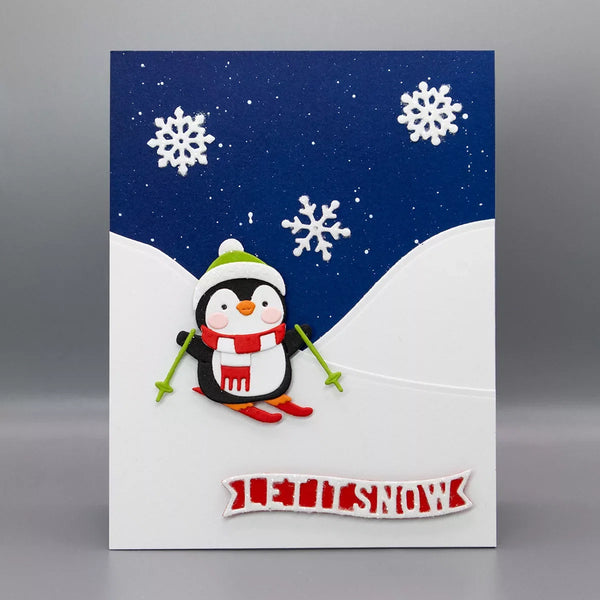 Snow Much Fun Small Die of the Month - card project 12