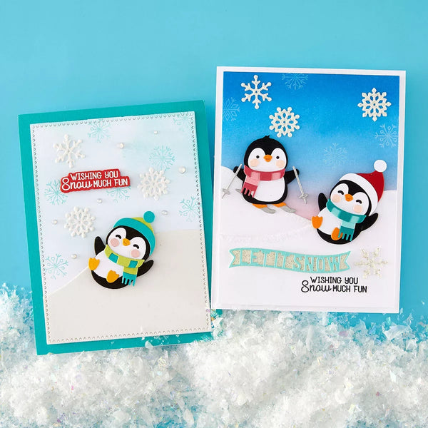 Snow Much Fun Small Die of the Month - card project 6