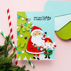 Merry Shuffle Large Die of the Month - card project 11