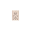 Garden Gnome Woodblock Stamp