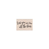 Love You More Than All of the Stars Woodblock Stamp