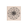 Gerbera Flower Woodblock Stamp