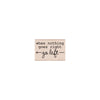 Go Left Woodblock Stamp