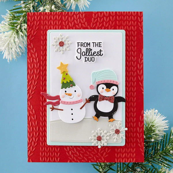 Snuggly Knit Embossing Folder of the Month - card project 2