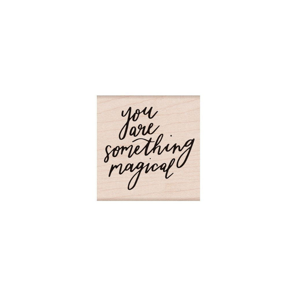 Something Magical Woodblock Stamp