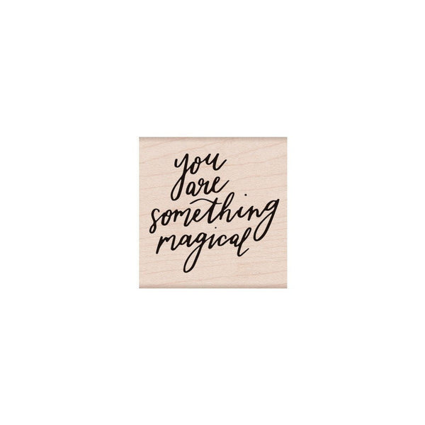 Something Magical Woodblock Stamp