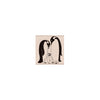 Penguin Family Woodblock Stamp
