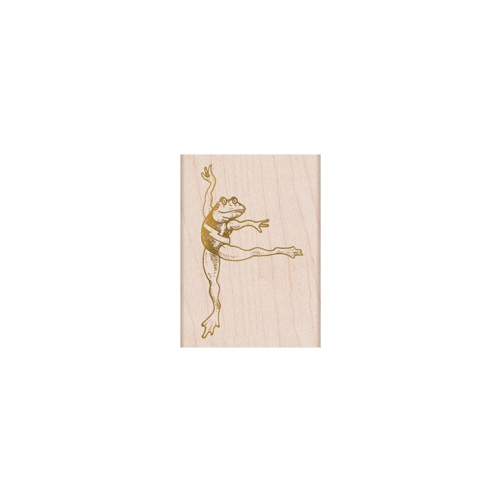 From the Vault Dancing Frog Woodblock Stamp