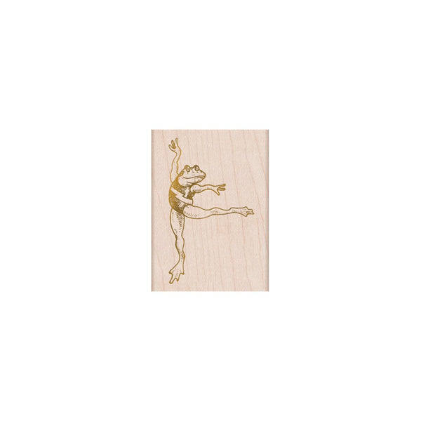 From the Vault Dancing Frog Woodblock Stamp