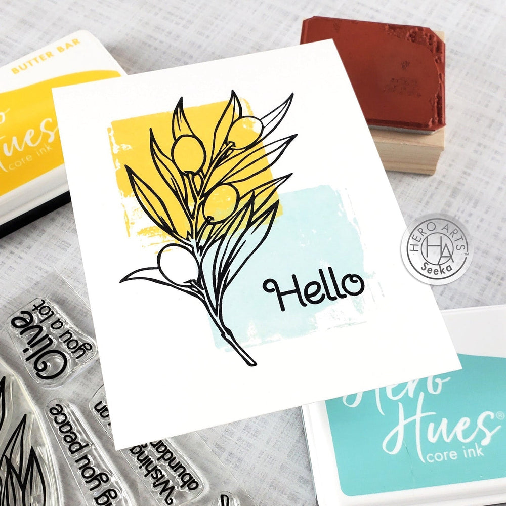 Small Distressed Block Woodblock Stamp