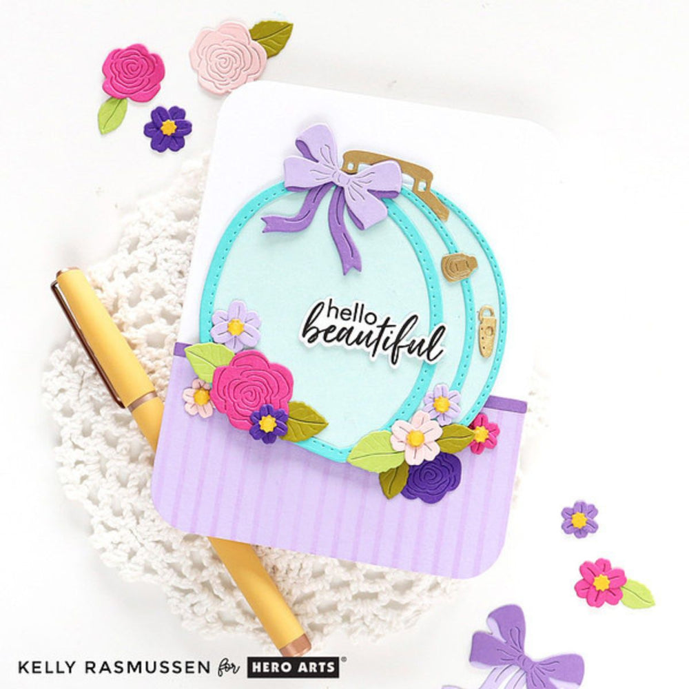 Floral Suitcase Die Set of the Month - March 2025
