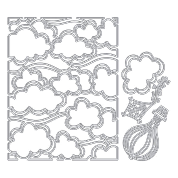 Clouds and Balloons Die Set of the Month - July 2024