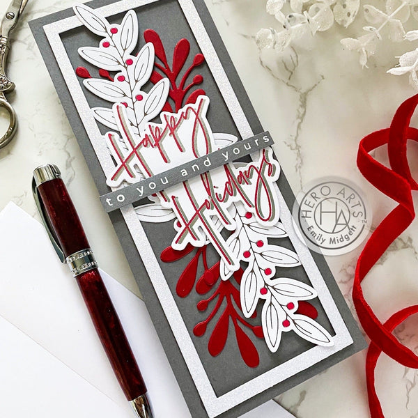 Holiday Greenery Foil & Cut
