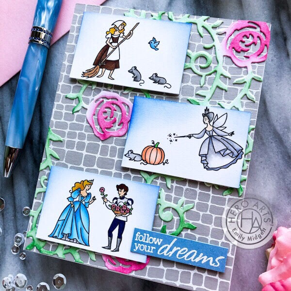 Cobblestone Bold Prints Cling Stamp