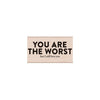 Snarky Love You Woodblock Stamp