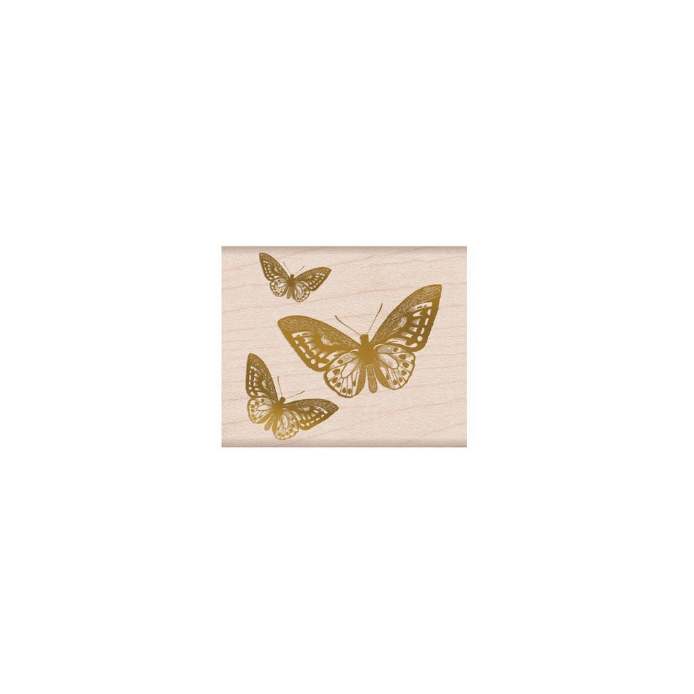 From the Vault Butterfly Woodblock Stamp