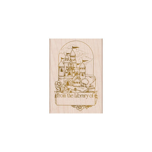 From the Vault Castle Book Plate Woodblock Stamp