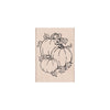 Pumpkin Bunch Woodblock Stamp