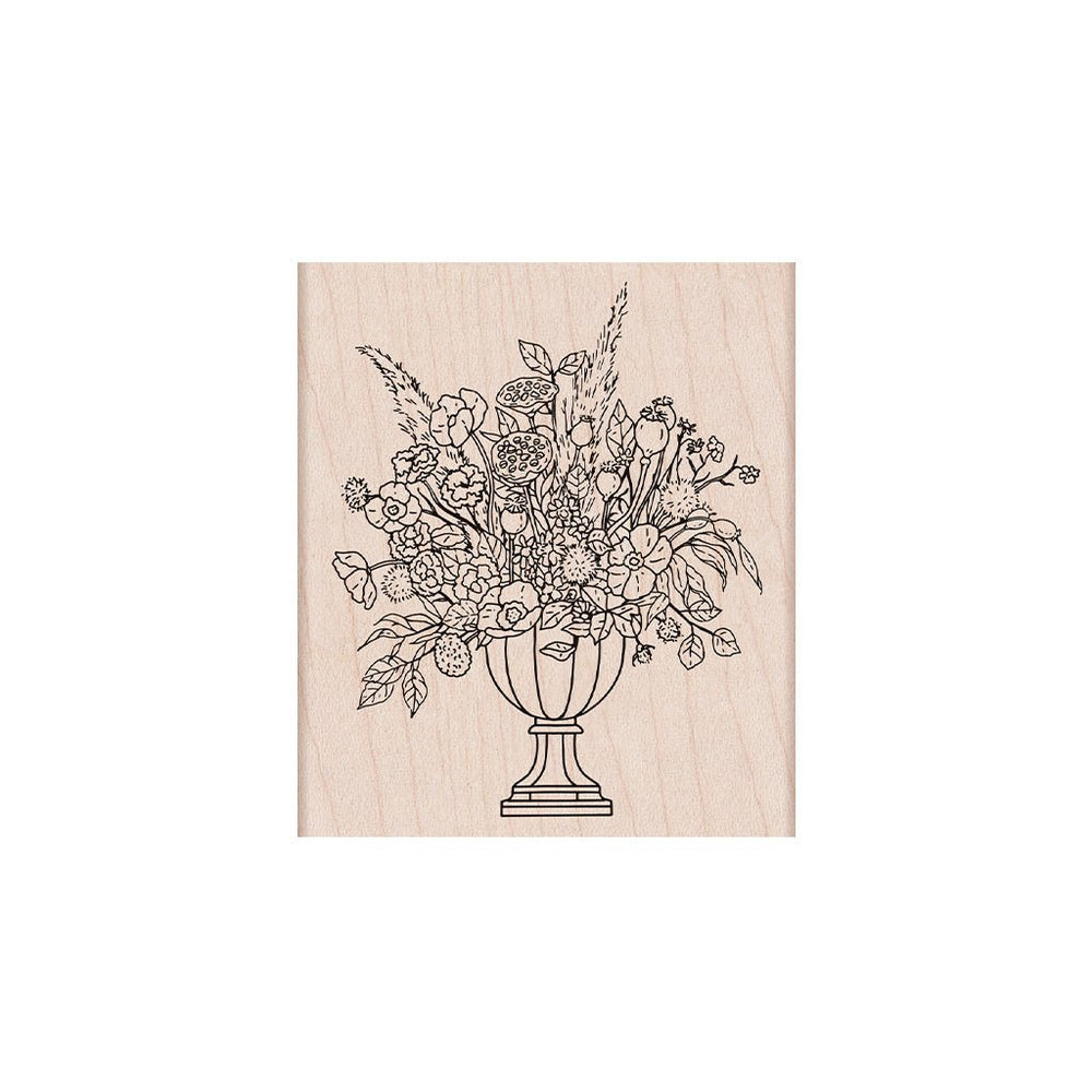 Autumn Arrangement Woodblock Stamp