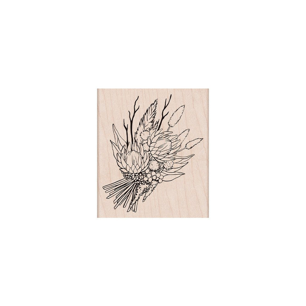 Autumn Sheaf Woodblock Stamp