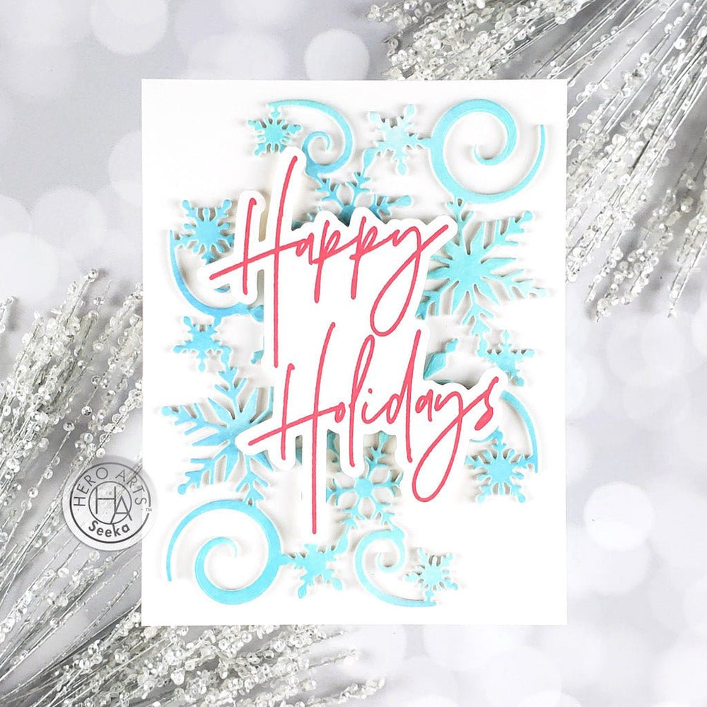 Happy Holidays Foil & Cut