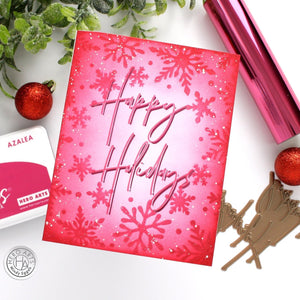 Happy Holidays Foil & Cut