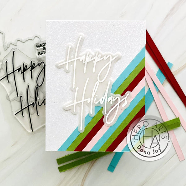 Happy Holidays Foil & Cut