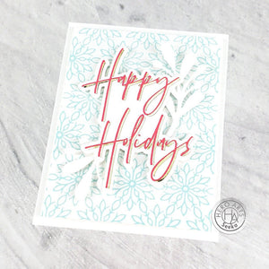 Happy Holidays Foil & Cut