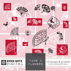 Fans & Flowers Digital Kit