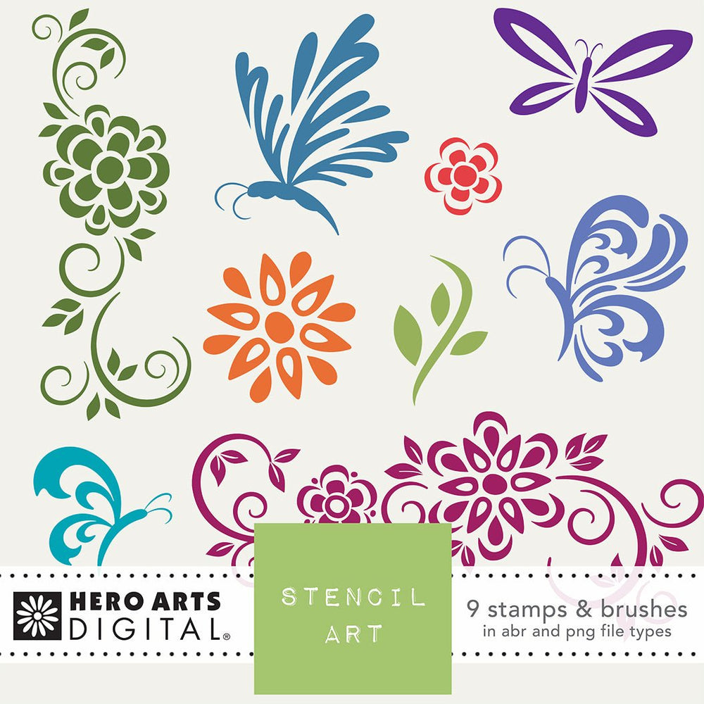 HD158 Stencil Art Digital Kit