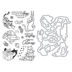 Meowy Cat-mas Stamp & Cut of the Month - November 2024
