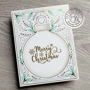 Ornament Border Hot Foil Plate