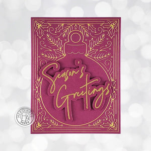 Ornament Border Hot Foil Plate