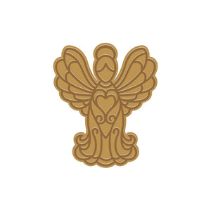 Stained Glass Angel Hot Foil Plate