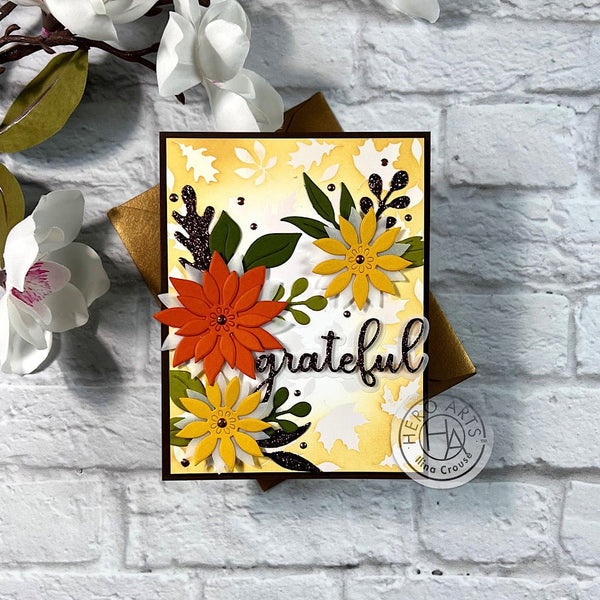Fall Leaves Hot Foil Plate