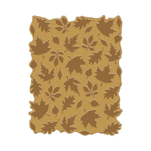 Fall Leaves Hot Foil Plate