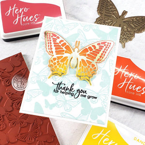 Butterfly Hot Foil Plate