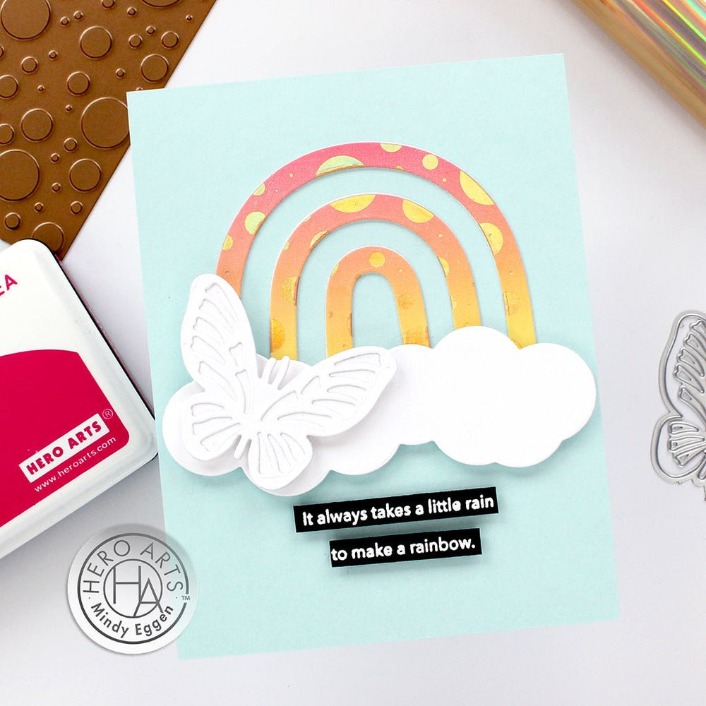 Large Circle Confetti Hot Foil Plate
