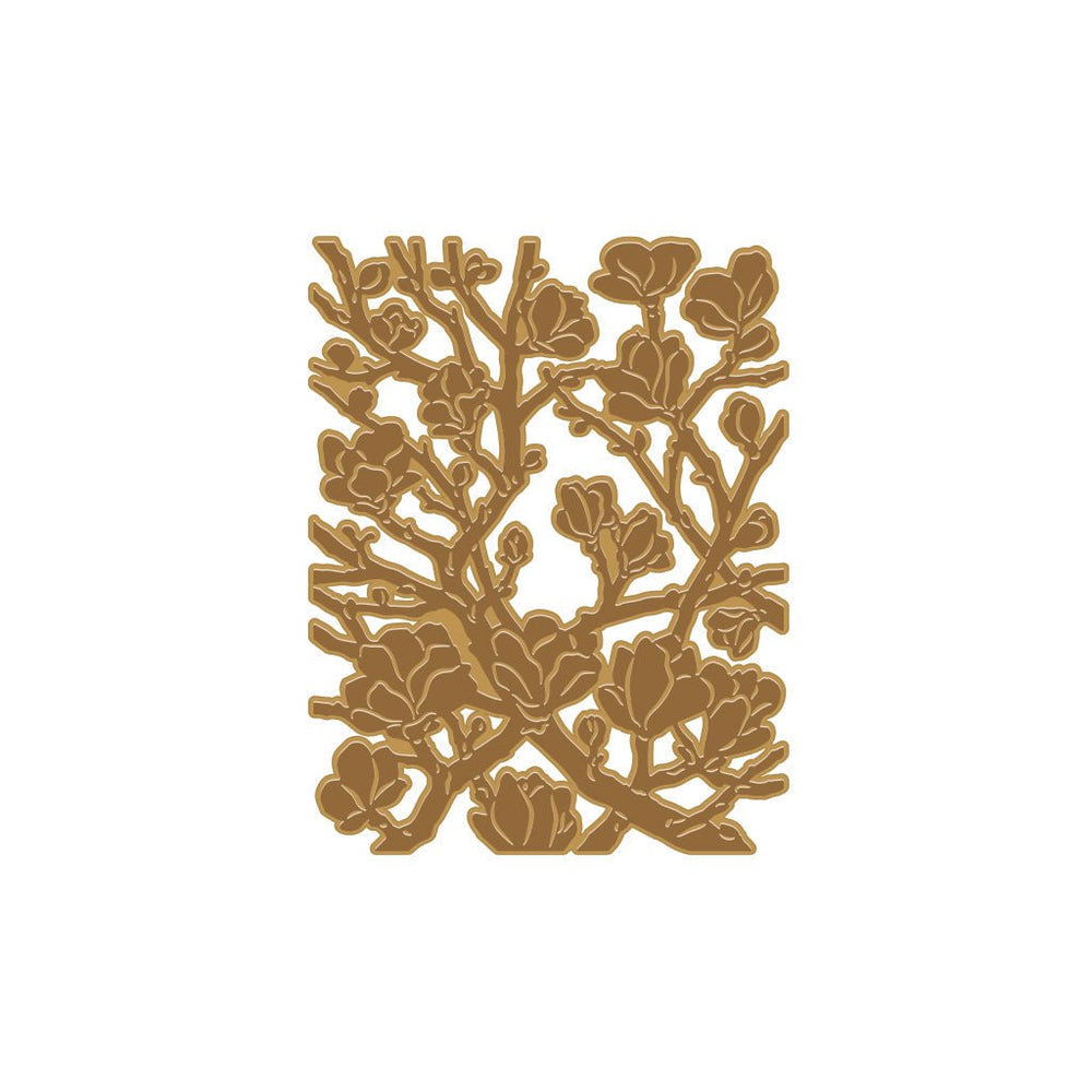 Magnolia Branches Hot Foil Plate