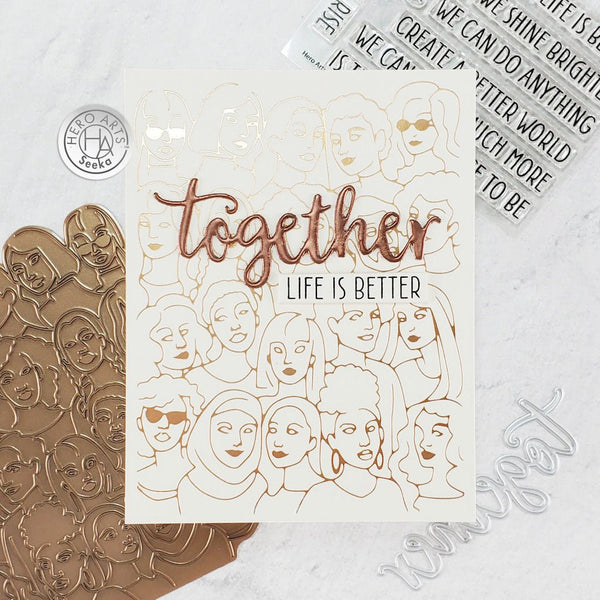 United People Hot Foil Plate