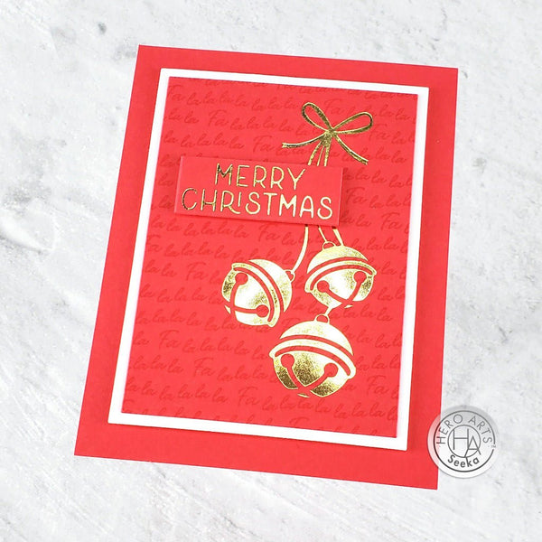 Jingle Bells Hot Foil Plate