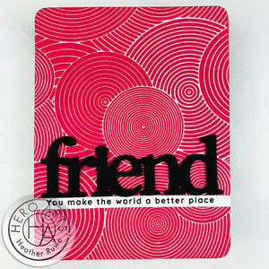 Zen Circles Hot Foil Plate