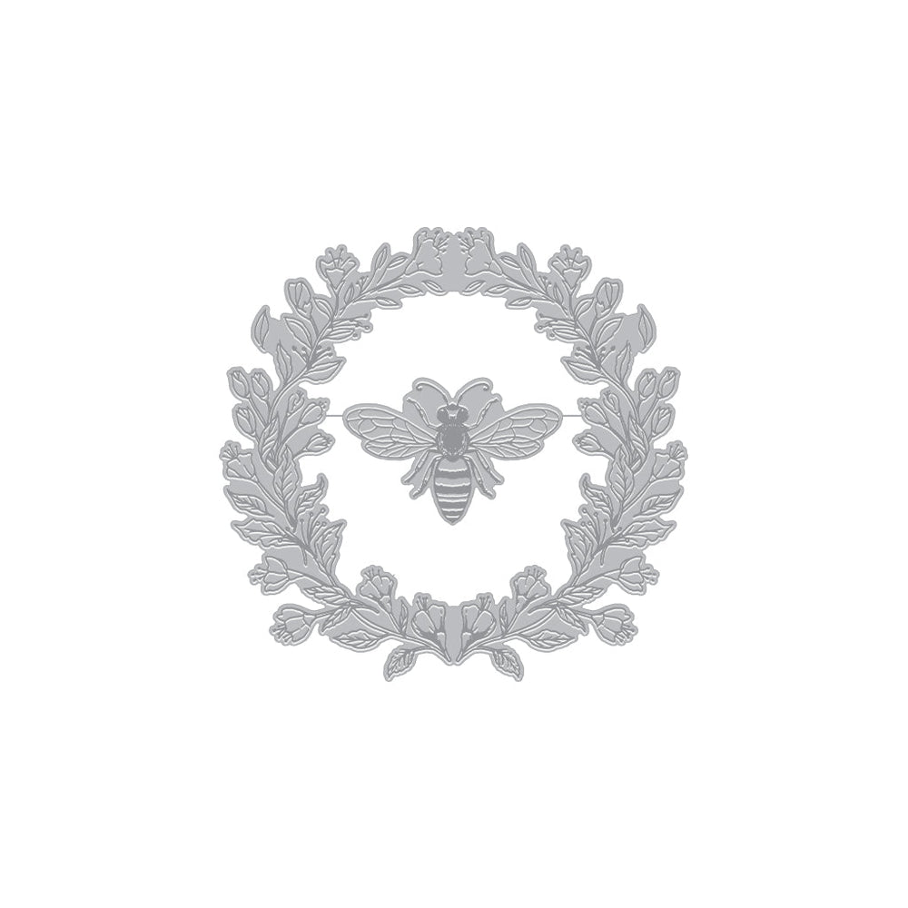 Antique Bee Letterpress + Foil Plate