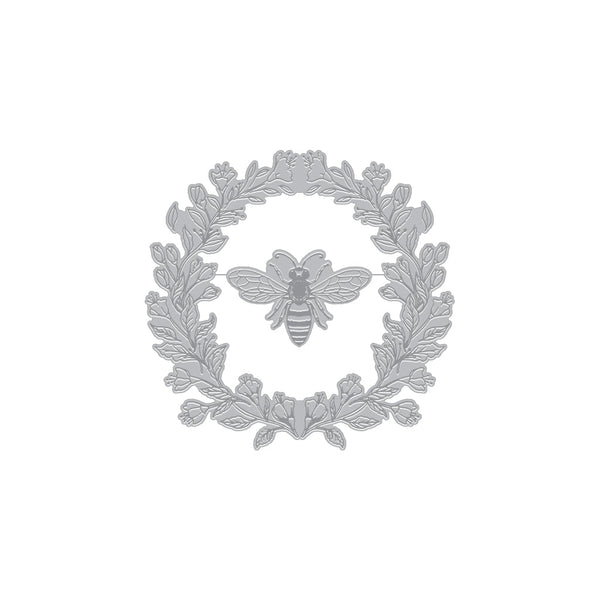 Antique Bee Letterpress + Foil Plate