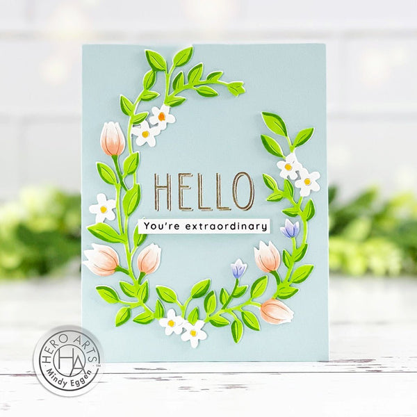 Best Wishes Letterpress + Foil Plate Set