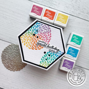 Petals Circle Letterpress + Foil Plate