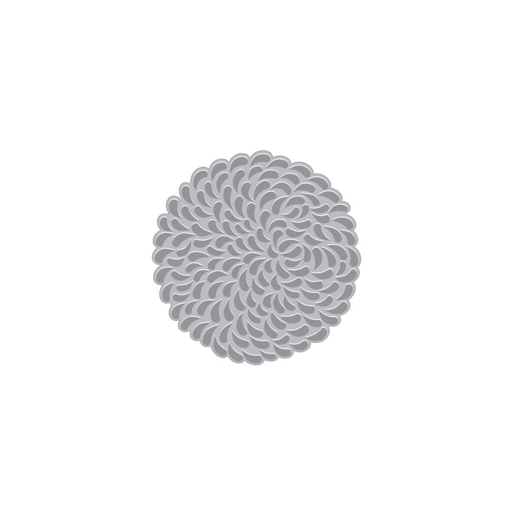 Petals Circle Letterpress + Foil Plate